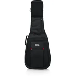Gator G-PG ACOUSTIC ProGo Ultimate Gig Bag für Akustikgitarre - Zubehör für Gitarre & Bass, ultradick gepolstert mit Mikrofaser-Innenseite und schützender Regenhülle für optimalen Schutz Ihrer Akustikgitarre.