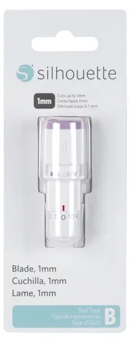 Silhouette Plotter-Werkzeug SILH-BLADE-1MM - Premium Messer für Cameo 4 und Portrait 3 - Zubehör für Schneideplotter: Hochwertiges Premium Messer mit stufenloser Tiefeneinstellung, ideal für präzise Schnitte in Materialien bis 1 mm Dicke.