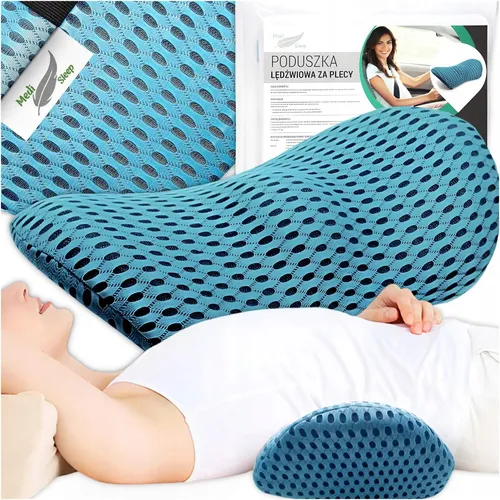 Orthopädisches Lendenkissen aus Memory Foam BLAU