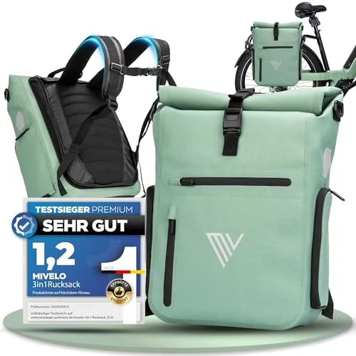 Wasserdichte Fahrradtasche & Rucksack 