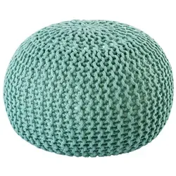 Amagohome Pouf Outdoor ø 45 cm in türkis von Amagohome