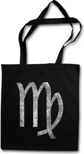 Urban Backwoods Zodiac Sign Libra, Stofftasche, Farbe: Schwarz