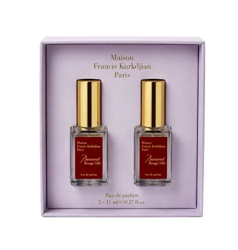 Maison Francis Kurkdjian Baccarat Rouge 540 Eau de Parfum 2x5ml - Elegantes Eau de Parfum im praktischen 2x5ml Set, ideal für unterwegs. Erleben Sie einen luxuriösen Duft mit einzigartiger Komplexität.