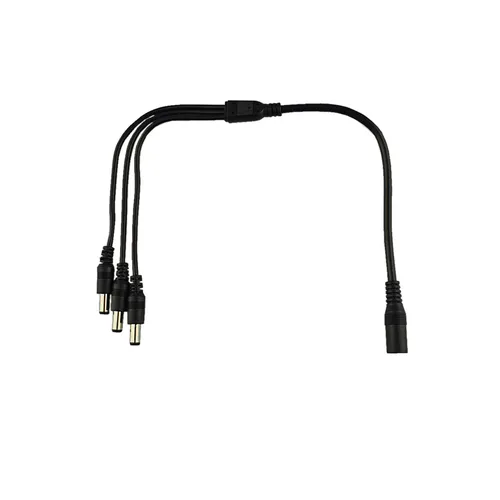 DC Hohlstecker Verteilerkabel 1x 5,5x2,1 Buchse auf 3x 5,5x2,1 Stecker Netzteil