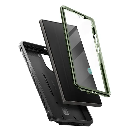SUPCASE UBPro für Samsung Galaxy S24 Ultra – Outdoor Hülle mit Gürtelclip und Ständer - Standard Handyhüllen, stoßfestes Dual-Layer Design mit zwei Frontseiten (mit und ohne Displayschutz) für optimalen Schutz und vielseitige Nutzung.