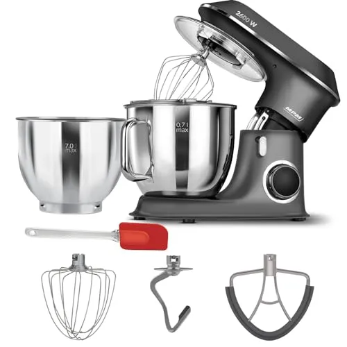 MPM Planetarische Küchenmaschine mit Zubehör