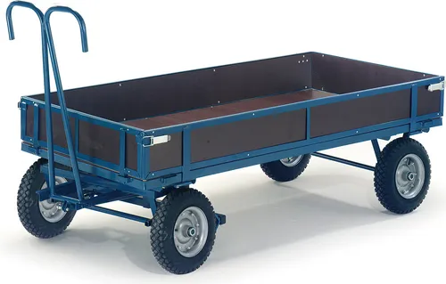 Rollcart Handpritschenwagen mit Holzbordwänden 1960x960 mm von Rollcart