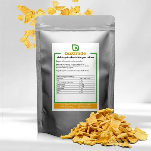 buXtrade Gefriergetrocknete Mangoscheiben
