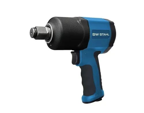 SW-Stahl S3266 Druckluft-Schlagschrauber 3/4 Zoll - Akkuschrauber mit max. Lösedrehmoment von 1750 Nm, ideal für anspruchsvolle Aufgaben in Werkstatt und Garage, kompakte Bauform für enge Stellen.