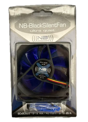 NOISEBLOCKER NB BlackSilentFan X-2 80x80x25 # ITR-X-2