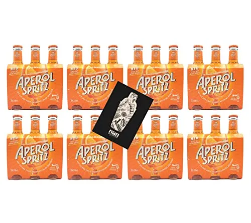 Aperol Spritz 24x 0,2l - Fertig gemixter Aperitif - Cocktails - Erleben Sie den erfrischenden Geschmack des klassischen Aperol Spritz, perfekt für gesellige Abende und sofort servierfertig.