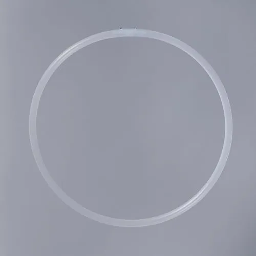 Hula Hoop Rohling, PP 19mm, Transparent, Ø70cm von Hoopomania