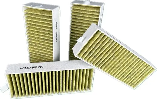 AIR2GO Aktivkohlefilter CleanAir Plus für Constructa CV430235/CV431235 (4St) - Filter für Dunstabzugshauben, entfernt bis zu 85% Fett und Kochgerüche, mit antibakterieller Schicht für mehr Hygiene.