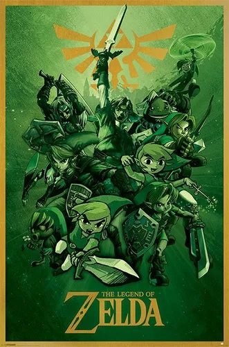 Poster THE LEGEND OF ZELDA - Link (Game ) 61x91,5cm NEU 58412
