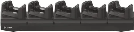 Zebra Handheld-Ladestation für TC22 & TC27 - Zubehör für Scanner: Effiziente Ladestation mit 5 Ausgangsanschlüssen, ideal für gleichzeitiges Laden mehrerer Geräte.