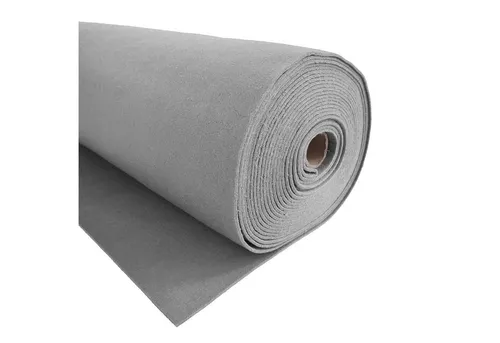 maDDma Stoff Bastelfilz 1m Meterware Filz 90cm x 1,5mm Dekofilz Taschenfilz, hellgrau