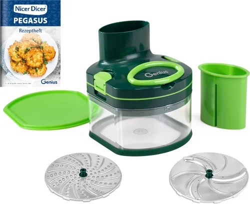Genius Gemüseschneider Nicer Dicer Pegasus 10-tlg. Grün