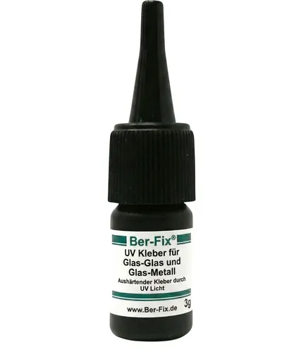 Ber-Fix® UV-Kleber niedrigviskos 3g Glas Metall Kleber glasklar