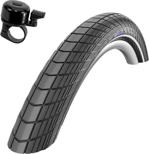 Schwalbe Big Apple RaceGuard Fahrradreifen E-25 Fahrradmantel Decke mit Reflexstreifen 50-559 (26 x 2.00