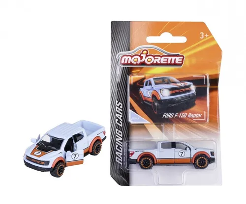 Majorette 212084009q35 - Ford F-150 Raptor, blau orange - Neu