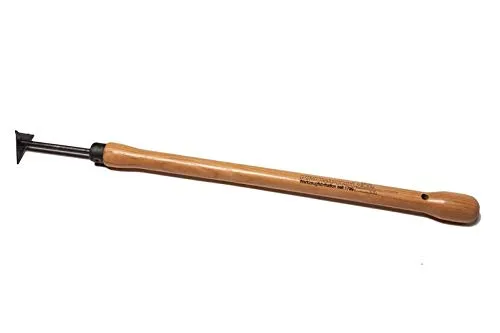 Unbekannt Triangel-Fugenkratzer - geschmiedet - mit 48 cm Langen, stabilem Eschen-Knopf-Stiel - Krumpholz Gartengerät