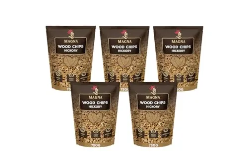Magna Premium Räucherchips Set - 3,75 KG - 100% Natürlich für Grill & Smoker - Verleihen Sie Ihrem Grillgericht ein einzigartiges Aroma! Die hochwertigen Räucherchips sind vielseitig einsetzbar und sorgen für ein perfektes Raucherlebnis. Ideal für Holzkohle-, Elektro- und Gasgrills.