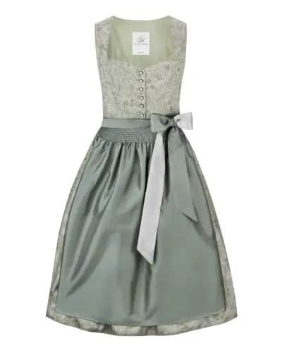 Stockerpoint Dirndl Sandrine Salbei, Größe 40 in grün von Stockerpoint