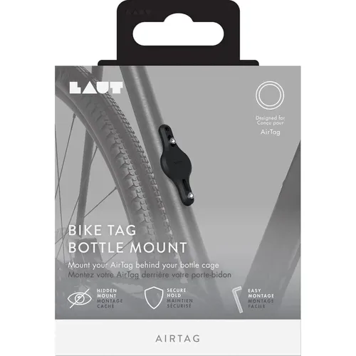 Fahrradhalterung für Apple AirTag Laut Bike Tag Bottle Mount, Schwarz