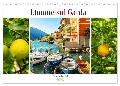 Nina Schwarze | Limone sul Garda - Traumreiseziel Wandkalender 2026 - Kalender für 2026 im DIN A3 Format, präsentiert die Schönheit von Limone sul Garda und bietet eine inspirierende Reise durch malerische Landschaften.