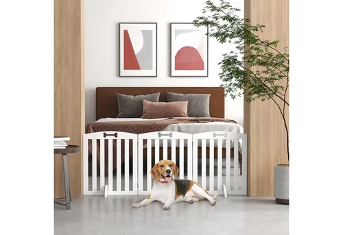 PawHut Freistehendes Hundegitter 155 x 61 cm