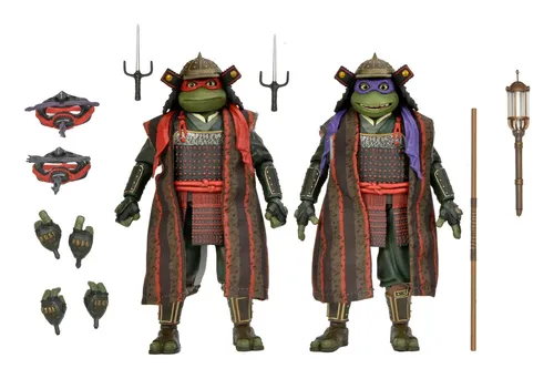 TEENAGE MUTANT NINJA TURTLES Donatello & Raphael - 2 Pack - Action-Figuren-Set von NECA, 18 cm groß, detailgetreu und ideal für Sammler sowie Fans der Teenage Mutant Ninja Turtles.