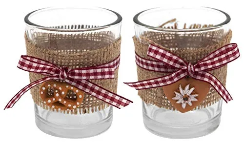 Kerzenständer Rot von ZauberDeko