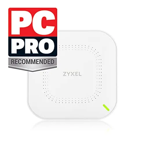 Zyxel Cloud WiFi6 AX1800 AP (802.11ax Dual-Band)| Dual 2x2 MU-MIMO, Unterstützung für Captive Portal & IEEE802.1X| NebulaCloud oder Standalone [NWA90AX]