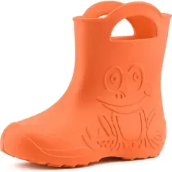 Ladeheid EVA Regenstiefel LA-CA-01 für Kinder in orange von Ladeheid