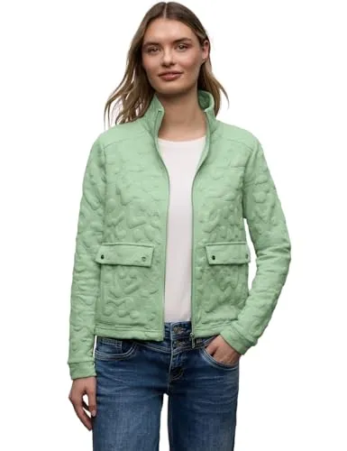 Street One Damen Leo Strukturjacke in grün von Street One