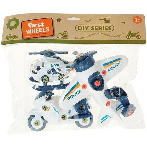 Adar Set mit 3 drehenden Polizeifahrzeugen (54614556)