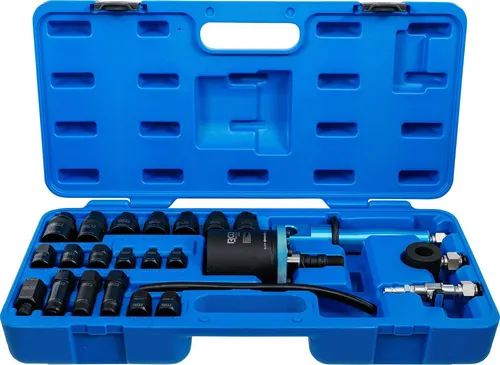 BGS 74512 | Pneumatischer Injektoren-Auszieher-Satz - Abzieherset zur druckluftunterstützten Demontage von festsitzenden Diesel-Injektoren | hohe Schlagkraft und kompakte Bauweise für effizientes Arbeiten