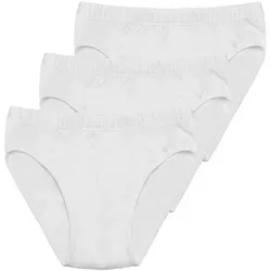 HAASIS Bodywear 1919 Slip 55350263-weiß (Packung, 3-St., 3er Pack) hochwertiger Mädchen Unterhemden in optimaler Passform weiß 104