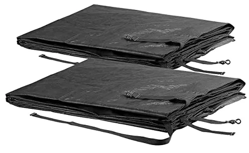 Lescars Kofferraumschutz: 2er-Set Kofferraum-Transport-Säcke für Kombis & SUVs, je 1.288 Liter (Kofferraumplane Auto, Plane für Kofferraum, wasserdichte Taschen)