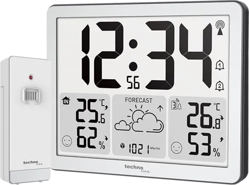 WS6780 2-in-1 Funkuhr und Wetterstation