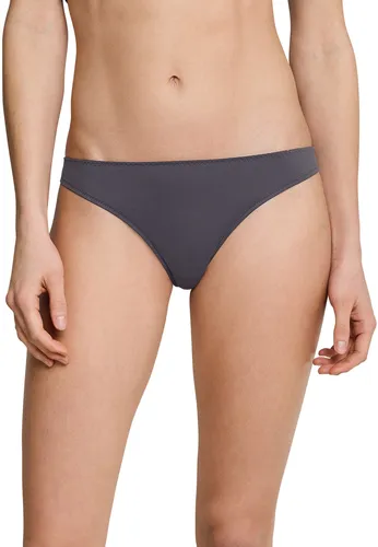 HotSale SCHIESSER Damen String Slip Spitze grau Gr.40 NEU ehemaliger UVP 14,95€