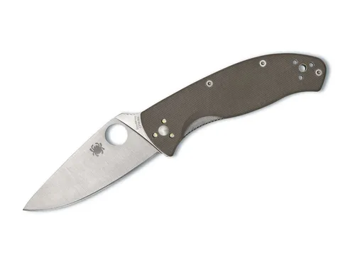 Spyderco Taschenmesser Tenacious CPM M4 G10 Brown PlainEdge - Das Spyderco Tenacious ist der ideale Begleiter für Abenteuer und Alltag. Mit seiner vielseitigen Klinge aus CPM-M4 und dem robusten G10-Griff bietet es hervorragende Leistung und Handhabung. Perfekt für jeden Einsatz!