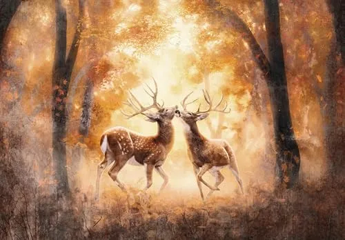 WallArena Vlies Fototapete - Landschaft - 416 x 254 cm - Fototapeten - Tapeten - für Wohnzimmer Schlafzimmer - Vliestapete Wandtapete Tapete 3D Effekt- inkl. Kleister - Natur