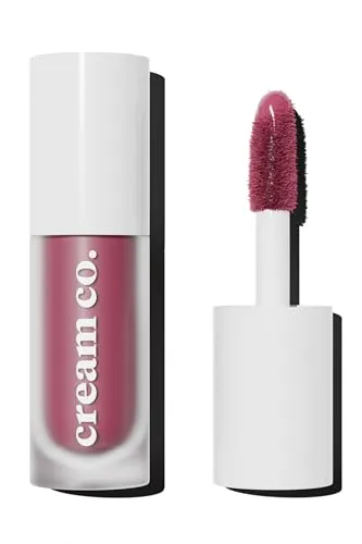 cream co. Glow Tint für Lippen, Wangen und Augen, feuchtigkeitsspendend mit 5 Hyaluronsäuretypen, Peptiden und Ceramiden, langanhaltend, 5 ml G | Reichhaltige Beeren - 5 ML