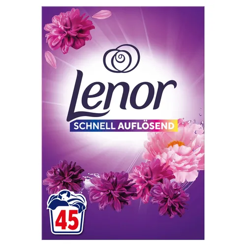 Lenor Blütentraum Waschpulver, 45 Waschgänge von Lenor