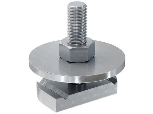 Hammerkopfschraube FCSN Stahl verzinkt 10 x 60 - Eisenwaren, ideal für die einfache Anbindung von Rohrschellen an Schienensysteme mit vielseitigen Gewindeoptionen.