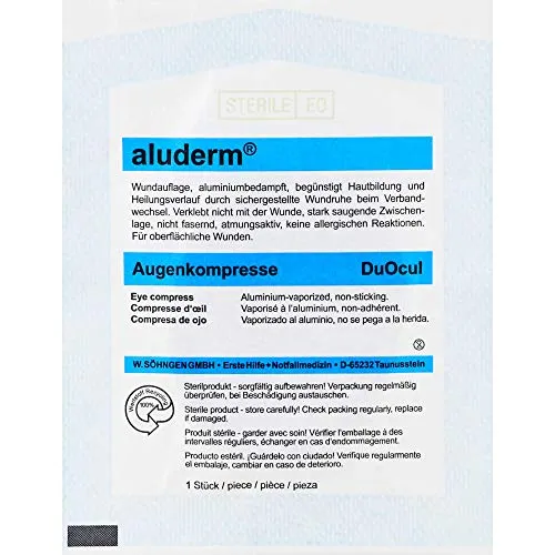 ALUDERM Augenkompressen DuOcul steril 1 St