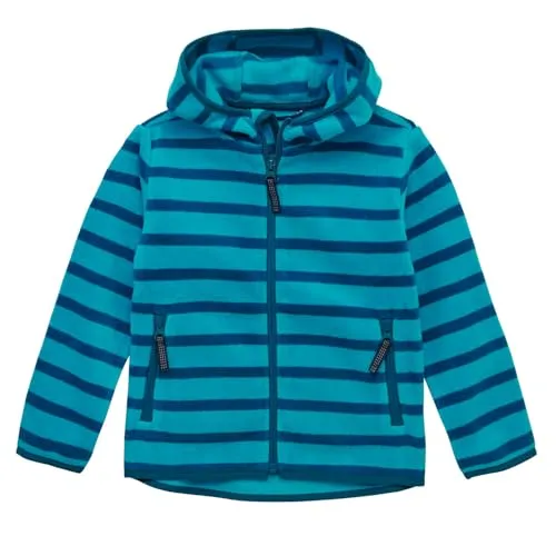 JAKO-O Kapuzenjacke Baumwollfleece Kinder dunkeltürkis, 140/146