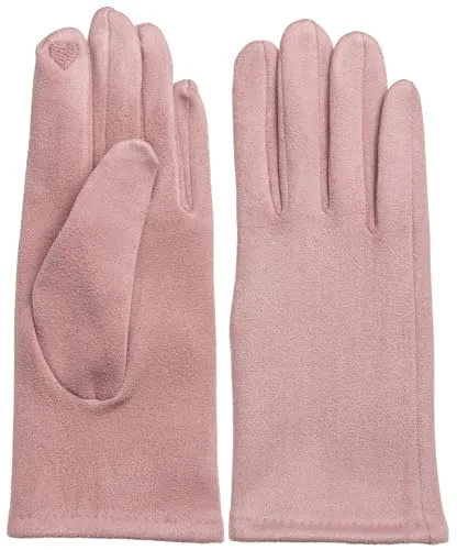 Caspar GLV013 klassisch elegante uni Damen Handschuhe, Farbe:rosa, Accessoires:One Size