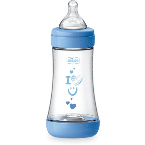 Chicco Perfect 5 Babyflasche 2 m+ Medium Flow Blue 240 ml